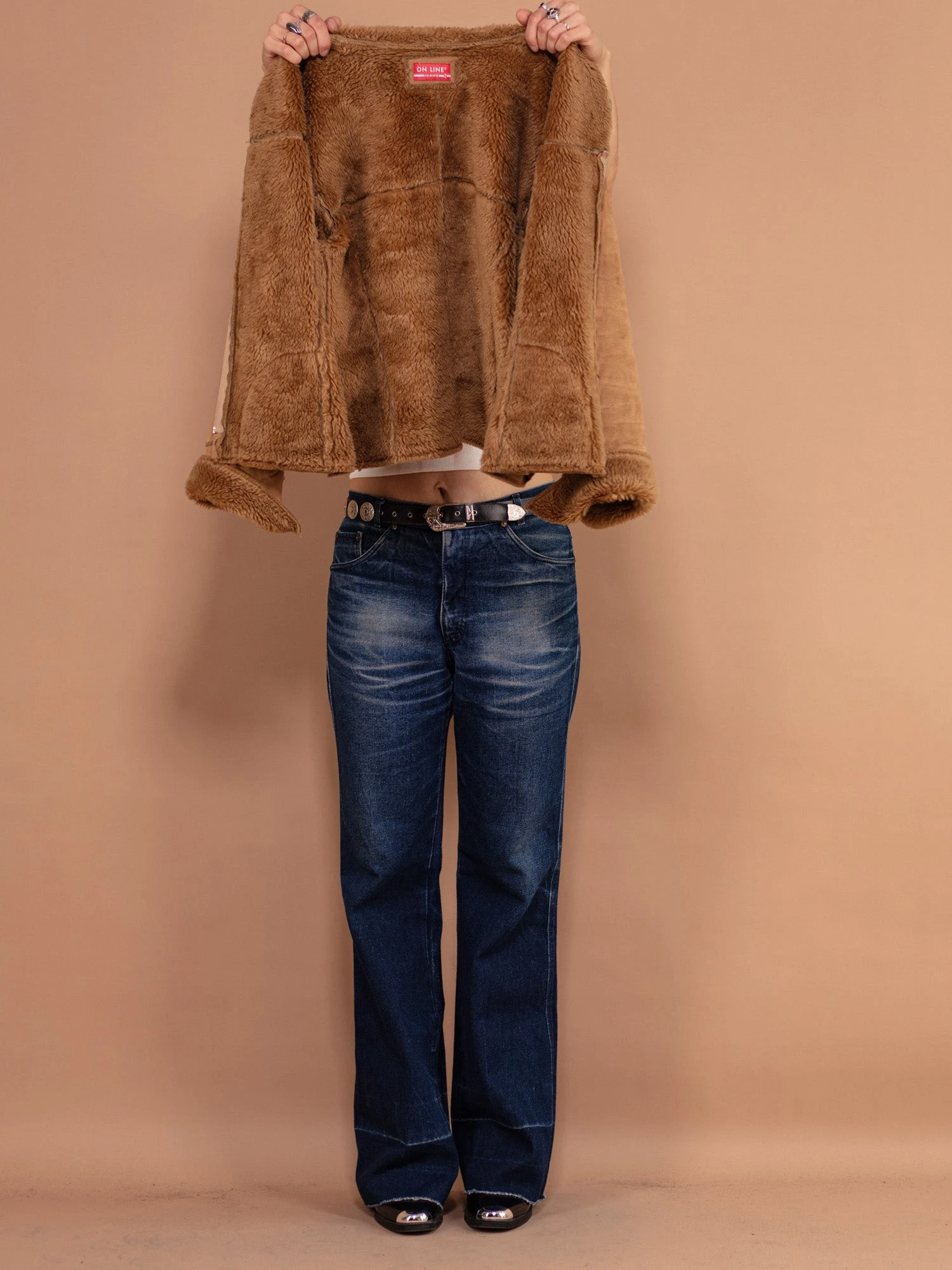 Vintage 00's Women Velour Jacket In Brown 4 Vintage 00's Women Velour Jacket In Brown - Image 4