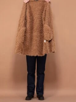 Vintage 00's Faux Sheepskin Coat In Beige 7 Vintage 00's Faux Sheepskin Coat In Beige -Northern Grip Beige Faux Sheepskin Coat Vintage Women 00s Outerwear 4