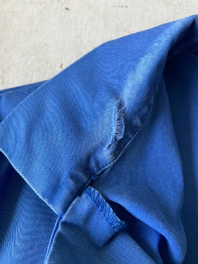 Vintage 80'sDistressed Italian Work Jacket 4 Vintage 80'sDistressed Italian Work Jacket - Image 4