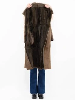 Vintage 80's Women Sheepskin Coat In Beige -Northern Grip IMG 0272 e10e8826 ac0e 40ab a15b 23036c5df9f0