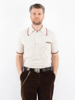 Vintage 80's Men Polo Shirt