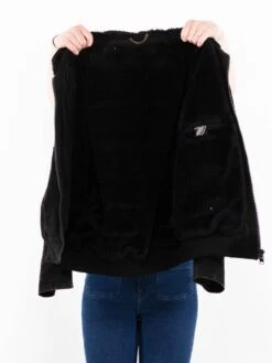Vintage 90's Women Suede Sherpa Jacket In Black 8 Vintage 90's Women Suede Sherpa Jacket In Black -Northern Grip IMG 0377 a3fabd81 ab5c 4de6 a066 7ca08297679a