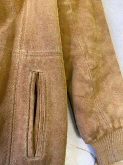 Vintage 80's Women Suede Sherpa Jacket In Beige 11 Vintage 80's Women Suede Sherpa Jacket In Beige -Northern Grip IMG 3820