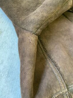 Vintage 90's Women Sheepskin Long Coat In Brown 12 Vintage 90's Women Sheepskin Long Coat In Brown -Northern Grip IMG 3821