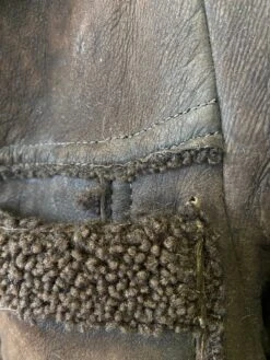 Vintage 90's Women Sheepskin Long Coat In Brown 13 Vintage 90's Women Sheepskin Long Coat In Brown -Northern Grip IMG 3822