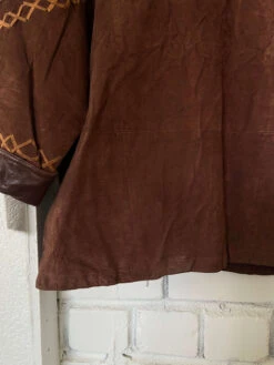 Vintage 80's Women Suede And Knit Coat -Northern Grip IMG 4020 2