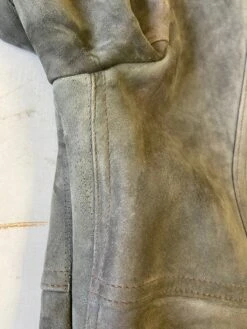 Vintage 70's Women Sheepskin Coat In Gray 11 Vintage 70's Women Sheepskin Coat In Gray -Northern Grip IMG 4279