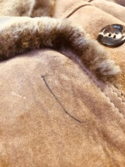 Vintage 90's Men Western Suede Coat In Brown -Northern Grip IMG 7379