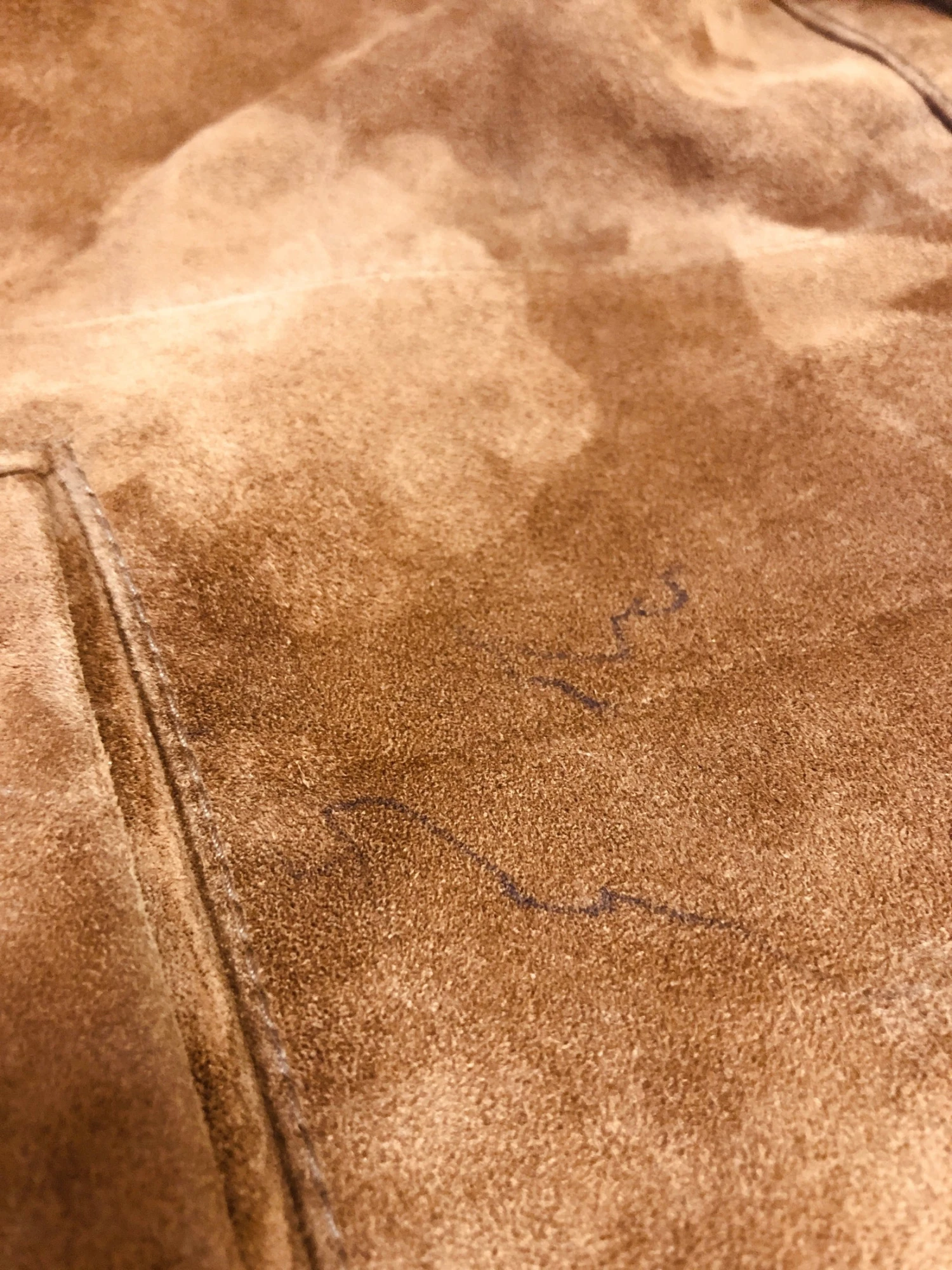 Vintage 70's Men Sherpa Lined Suede Coat In Brown 5 Vintage 70's Men Sherpa Lined Suede Coat In Brown - Image 5