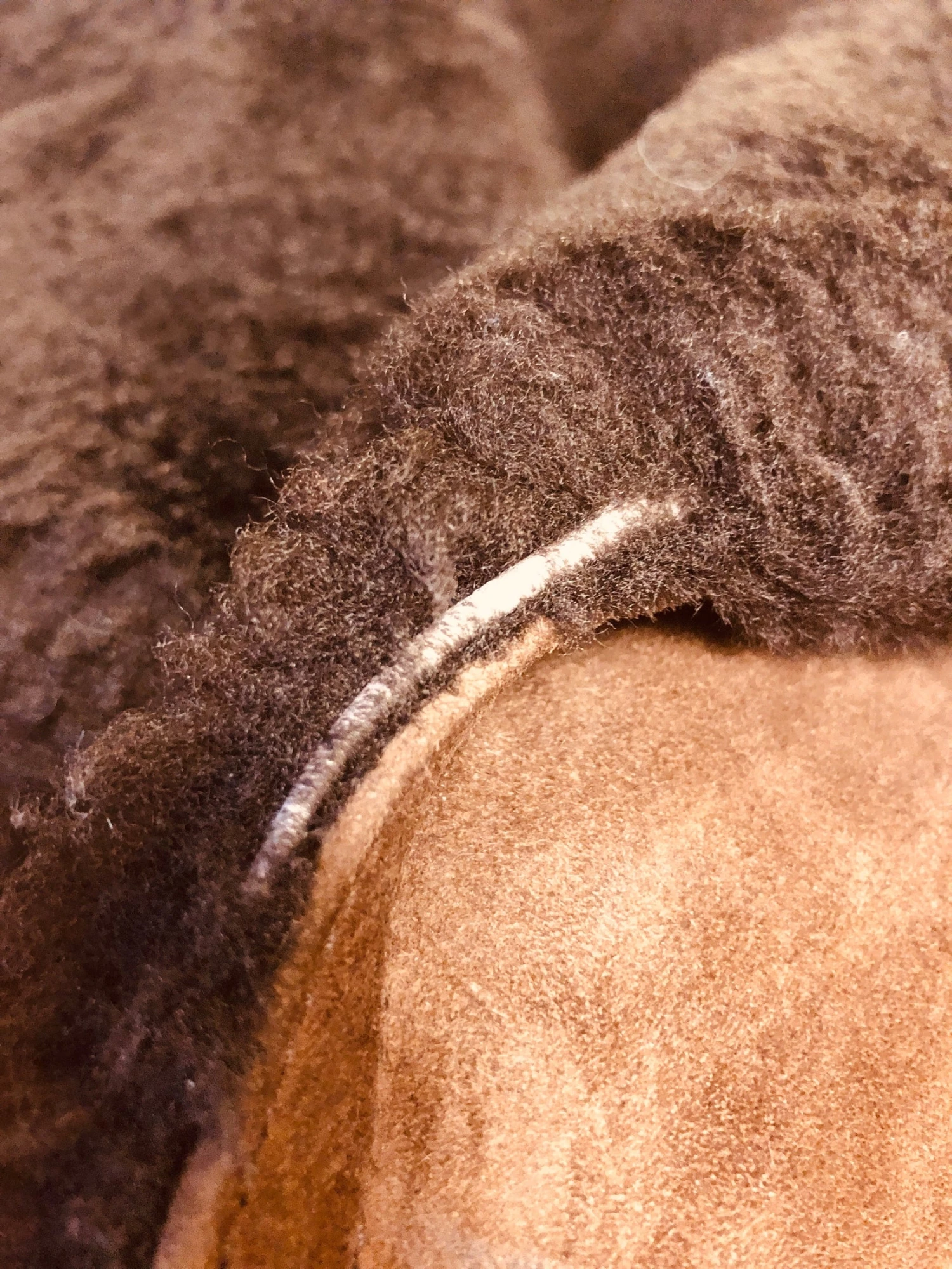 Vintage 70's Men Sherpa Lined Suede Coat In Brown 6 Vintage 70's Men Sherpa Lined Suede Coat In Brown - Image 6