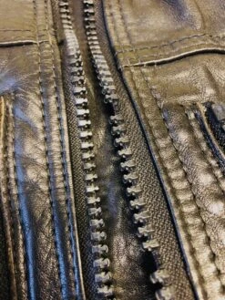 Vintage 80's Women Motorcycle Leather Jacket In Black 9 Vintage 80's Women Motorcycle Leather Jacket In Black -Northern Grip IMG 8349