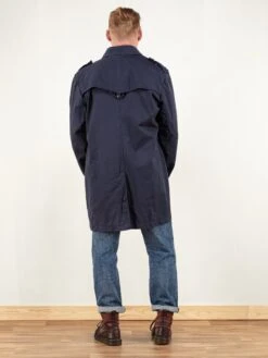 Vintage 90's Men Cotton Mac Coat -Northern Grip Janis03M 105