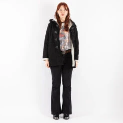 Vintage 00's Women Hooded Sherpa Coat In Black 9 Vintage 00's Women Hooded Sherpa Coat In Black -Northern Grip KVADRATS 10 c7d48c4c 33af 49de 83b2 445044816727