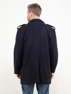 Vintage 90's Blue Wool Peacoat Men -Northern Grip Raitis21M 56