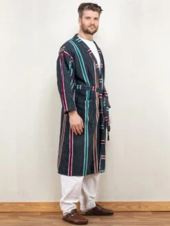 Vintage 80's Men Terry Bathrobe In Grey -Northern Grip RaitisM 290