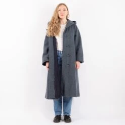 Vintage 80's Women Hooded Wool Coat In Blue 9 Vintage 80's Women Hooded Wool Coat In Blue -Northern Grip Square 0008 599c356d 48ef 48a7 ae18 61e094b107b0