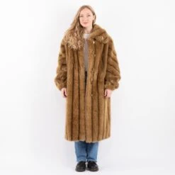 Vintage 70's Women Faux Fur Coat In Brown -Northern Grip Square 0012 3534d6b4 667b 4433 8776 8750a0a5e717