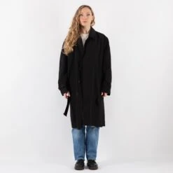 Vintage 90's Women Mac Coat In Black 9 Vintage 90's Women Mac Coat In Black -Northern Grip Square 0067 0f91d666 11d4 4cf9 9379 9a325048dfa3