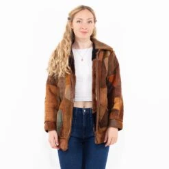 Vintage 80's Women Sheepskin Jacket In Brown 9 Vintage 80's Women Sheepskin Jacket In Brown -Northern Grip Square 0116 13888472 3175 45e3 9cc5 66120e533ebd