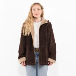 Vintage 00's Women Suede Sherpa Jacket In Brown 9 Vintage 00's Women Suede Sherpa Jacket In Brown -Northern Grip Square 0120 51e72213 3ede 436b aaa4 d9b47011d6f1