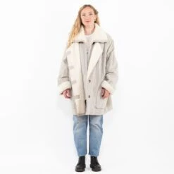 Vintage 90's Women Suede Sherpa Coat In Gray 10 Vintage 90's Women Suede Sherpa Coat In Gray -Northern Grip Square 0132 443a898c f3cf 487f bafe 281f5dd3261c