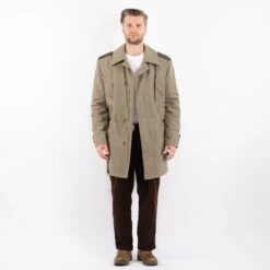 Vintage 80's Men Czech Military Trench Coat In Beige 9 Vintage 80's Men Czech Military Trench Coat In Beige -Northern Grip Square 0199 740a62cd a8d4 4343 b1e8 b6b30515599f