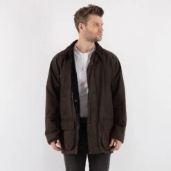 Vintage 00's Men Waxed Canvas Jacket In Brown 9 Vintage 00's Men Waxed Canvas Jacket In Brown -Northern Grip Square 0224 2d0723da 3a31 4248 863e fb23d953deba