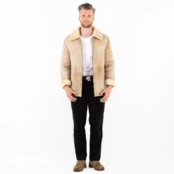 Vintage 80's Men Sheepskin Jacket In Beige 9 Vintage 80's Men Sheepskin Jacket In Beige -Northern Grip Square 0268 06688ac3 9550 47bd bdcc 001f887cdfe8