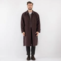 Vintage 70's Men Mac Coat In Brown 9 Vintage 70's Men Mac Coat In Brown -Northern Grip Square 0303 ba570423 b754 4892 8321 32a463514811