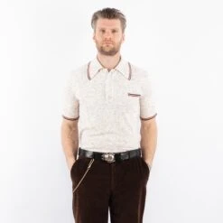 Vintage 80's Men Polo Shirt -Northern Grip Square 0310 981fbf9b 3681 4d5d baca dfbab4cc44a1