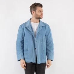 Vintage 60's Men Work Jacket In Blue -Northern Grip Square 0486