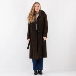 Vintage 70's Penny Lane Suede Coat In Brown 9 Vintage 70's Penny Lane Suede Coat In Brown -Northern Grip Square 0615