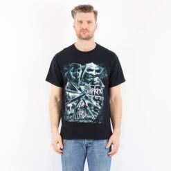 Vintage 00's Men Slipknot Print T-Shirt In Dark Blue 9 Vintage 00's Men Slipknot Print T-Shirt In Dark Blue -Northern Grip Square 0650