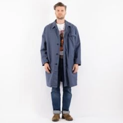 Vintage 70's Men Workers Coat In Blue 9 Vintage 70's Men Workers Coat In Blue -Northern Grip Square 0778