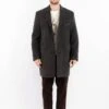 Vintage 00's Men Overcoat In Gray