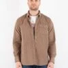 Vintage 00's Men Corduroy Shirt In Beige