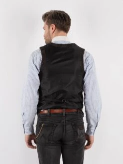 Vintage 00's Men Harris Tweed Vest In Brown 7 Vintage 00's Men Harris Tweed Vest In Brown -Northern Grip Vintage 00s Men Hariss Tweed Vest 0258