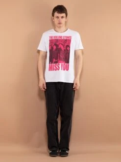 Vintage 00's Men T-shirt With The Rolling Stones Print