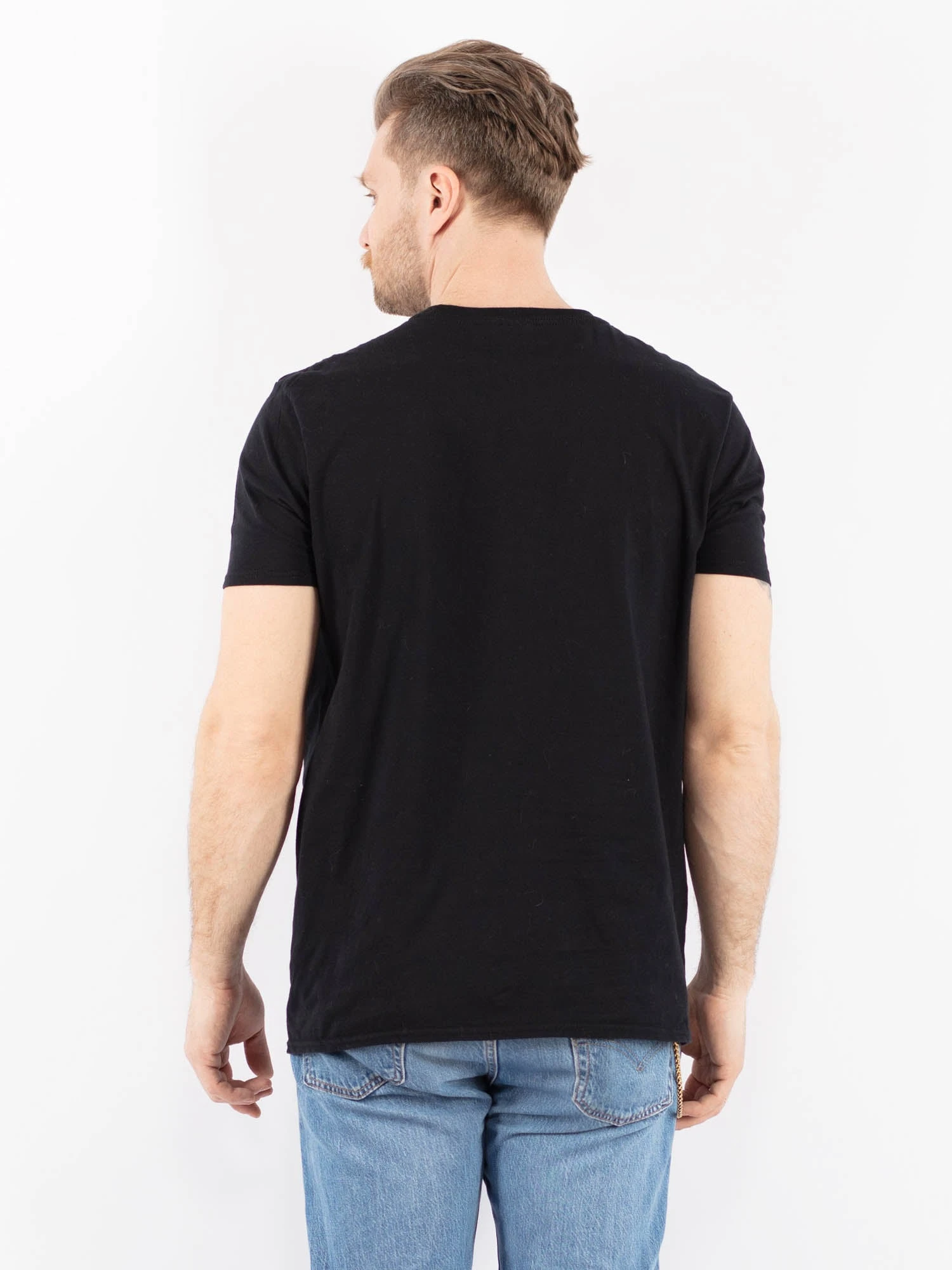 Vintage 00's Men Slayer Print T-Shirt In Black 2 Vintage 00's Men Slayer Print T-Shirt In Black - Image 2