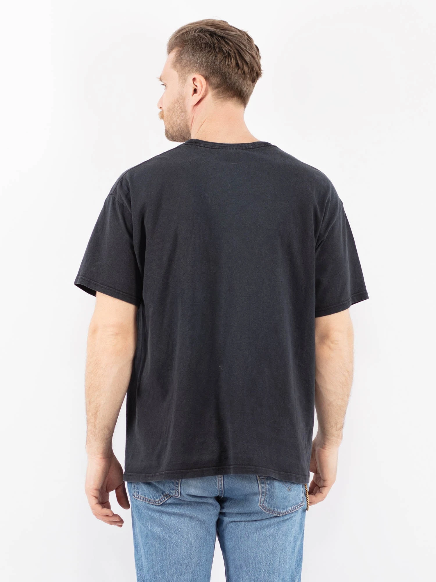 Vintage 00's Men Led Zeppelin Print T-Shirt In Gray 3 Vintage 00's Men Led Zeppelin Print T-Shirt In Gray - Image 3