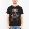 Vintage 00's Men Kiss Print T-Shirt In Black