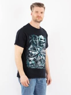 Vintage 00's Men Slipknot Print T-Shirt In Dark Blue 8 Vintage 00's Men Slipknot Print T-Shirt In Dark Blue -Northern Grip Vintage 00s Men T Shirt 0651