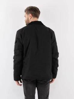 Vintage 00's Men Waxed Canvas Jacket In Black -Northern Grip Vintage 00s Men Waxed Cotton Jacket 0068 2