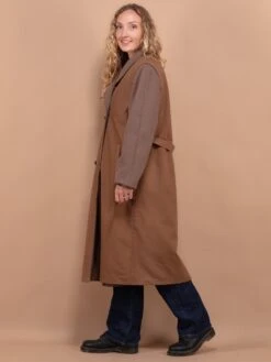Vintage 00's Women Wool Blend Coat In Brown 7 Vintage 00's Women Wool Blend Coat In Brown -Northern Grip Vintage 00s Men Wool Blend Coat Brown 0 3