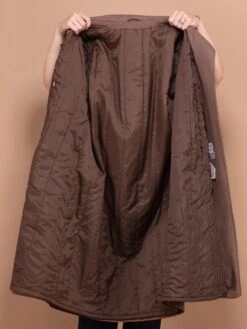 Vintage 00's Women Wool Blend Coat In Brown 8 Vintage 00's Women Wool Blend Coat In Brown -Northern Grip Vintage 00s Men Wool Blend Coat Brown 0 4