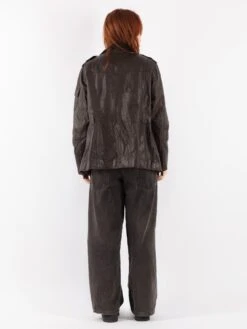 Vintage 00's Women Barbour Leather Jacket In Brown 7 Vintage 00's Women Barbour Leather Jacket In Brown -Northern Grip Vintage 00s Women Barbour Leather Jacket 0384