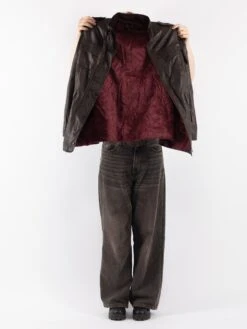 Vintage 00's Women Barbour Leather Jacket In Brown 8 Vintage 00's Women Barbour Leather Jacket In Brown -Northern Grip Vintage 00s Women Barbour Leather Jacket 0385