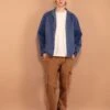 Vintage 60's Bleu-de-travail Sun Faded Work Jacket