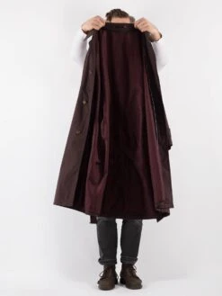 Vintage 70's Men Mac Coat In Brown 8 Vintage 70's Men Mac Coat In Brown -Northern Grip Vintage 70s Men Mac Coat 0306