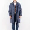 Vintage 70's Men Workers Coat In Blue